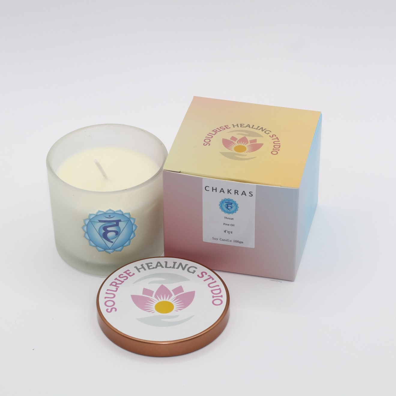 Chakra Healing candles SoulRise Healing Studio